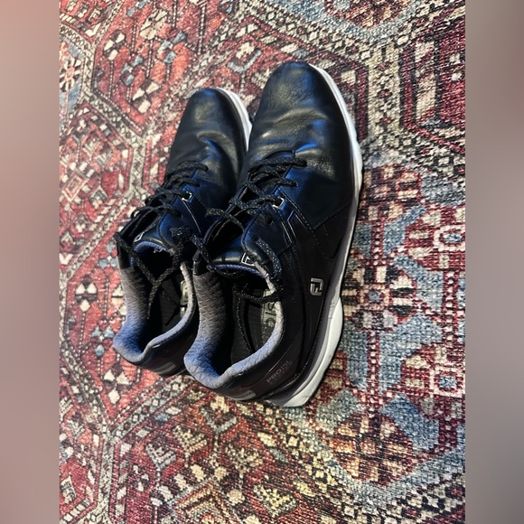 Men’s Black Leather FootJoy Pro/SL Golf Shoes, 11M - Picture 5 of 11